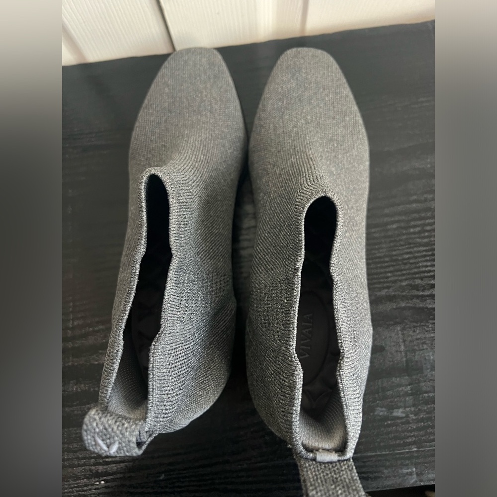 Vivaia Ryan Slip-On Square-Toe Ankle Chelsea Boots US 10 EU 41 Gray Everyday - Picture 11 of 13
